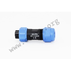 FM686812, Cliff connectors, with screw locking, IP68, Cliffcon 68 series