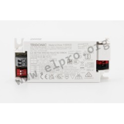 87501084, Tridonic LED power supplies, 35,7W, not dimmable, IP20, constant current, LC 36W 700-850mA flexC SC SNC4 series