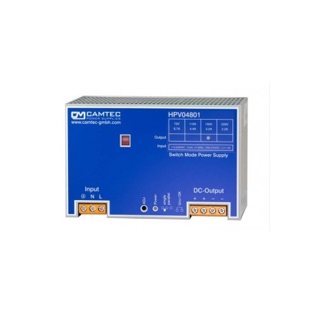 HPV04801.110(R2), Camtec DIN rail switching power supplies, 480W, HPV04801 series