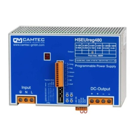HSEUIREG10001.050(R2), Camtec DIN rail switching power supplies, 1000W, programmable output voltage and current, HSEUiREG10001 s