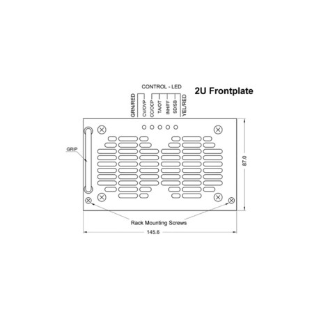 , Camtec AC/DC industrial power supply unit rack module, 3000W, IP20, CPS-i3000 series