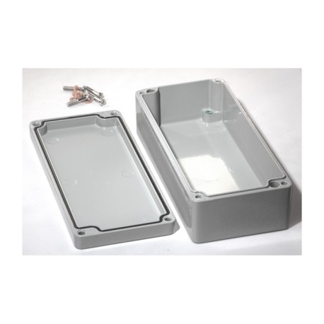 1590Z130GY, Hammond diecast aluminium enclosures, IP68, 1590Z series
