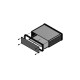 1455T1201BK, Hammond diecast extruded aluminium enclosures, with aluminium end panels, 1455 series 1455T1201BK