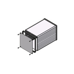 1455NS1602, Hammond diecast extruded aluminium enclosures, with aluminium end panels, 1455 series