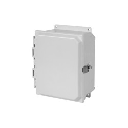 PJU16148L, Hammond polyester Wall-/Table housing and steel plates, IP66, light gray/white, PJU_ series
