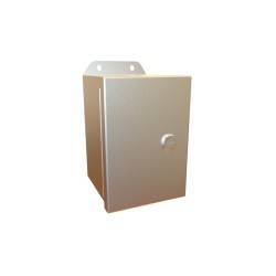 EJ664SS, Hammond steel wall-/table housings, silver, IP66, EJ_ series