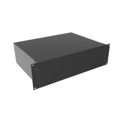 RM3U1913VBK, Hammond 19 Aluminium Rack-mount housings, powder coated, RM series