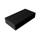 RM1U0804VBK, Hammond 19 Aluminium Rack-mount housings, powder coated, RM series RM1U0804VBK