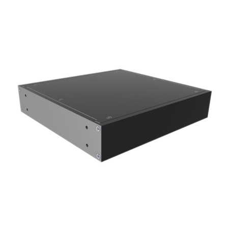 RM1U0808SBK, Hammond 19 Aluminium Rack-mount housings, powder coated, RM series