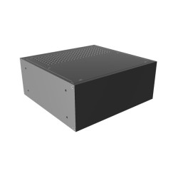 RM2U0808VBK, Hammond 19 Aluminium Rack-mount housings, powder coated, RM series