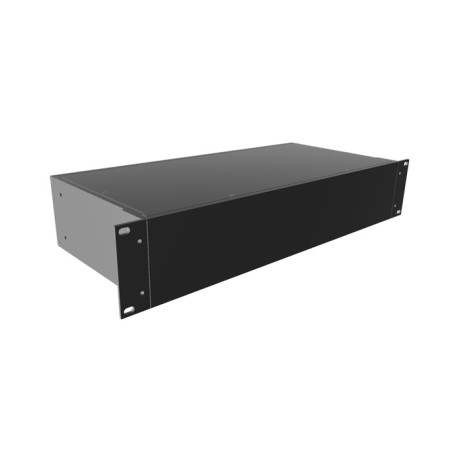 RM2U1908VBK, Hammond 19 Aluminium Rack-mount housings, powder coated, RM series