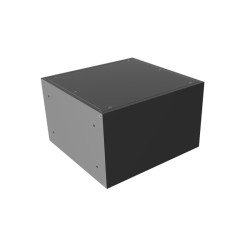 RM3U0808SBK, Hammond 19 Aluminium Rack-mount housings, powder coated, RM series