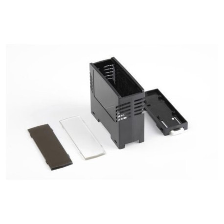 PR132N-S, Supertronic DIN rail housings, ABS, IP44, gray or black, PR series