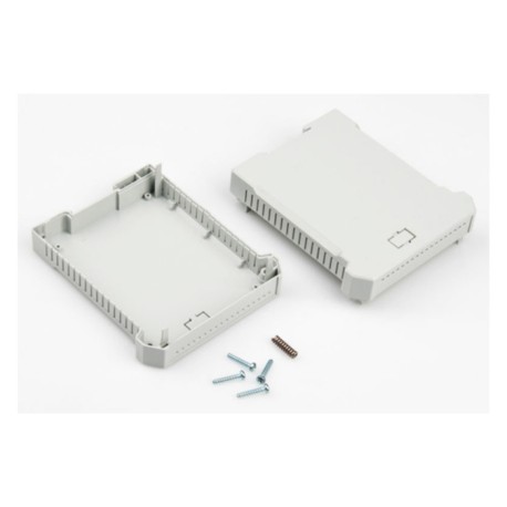 PR152G-S, Supertronic DIN rail housings, ABS, IP44, gray or black, PR series