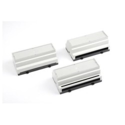 PT109CG-S, Supertronic DIN rail housings, ABS, IP44, various colours and dimensions, PT series