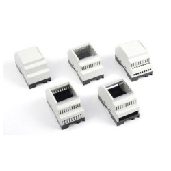PT203DN-S, Supertronic DIN rail housings, ABS, IP44, various colours and dimensions, PT series
