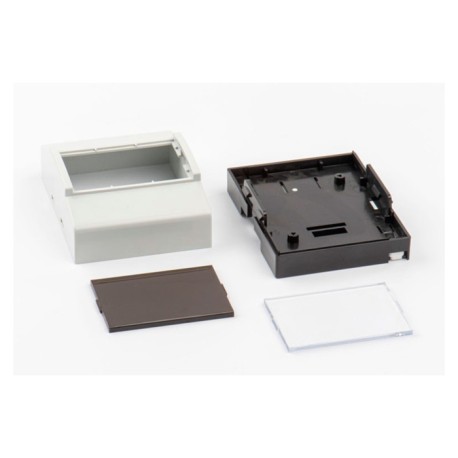 PT504G-S, Supertronic DIN rail housings, ABS, IP44, various colours and dimensions, PT series