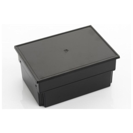 PO362N-S, Supertronic Panel mounting housing, ABS, IP54, black, PO series