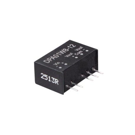 DPA01W8-05, Mean Well DC/DC converters, 1W, SIP6 housing, SPA01W8 and DPA01W8 series