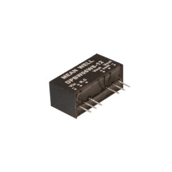 DPBW06W8-12, Mean Well DC/DC converters, 6W, SIP8 housing, SPBW06W8 and DPBW06W8 series