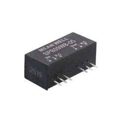 SPB09W8-09, Mean Well DC/DC converters, 9W, SIP8 housing, SPB09W8 and DPB09W8 series