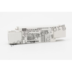 XLC-25-H-MAS, Mean Well LED-Schaltnetzteile, 25W, Konstantleistung, einstellbar, XLC-25-MA Serie