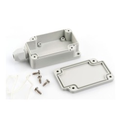 PB204G-S, Supertronic plastic housings, ABS, various colours and dimensions, PB series