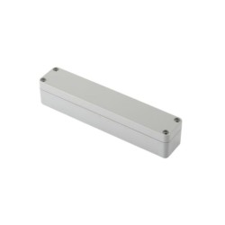 PE208K-S, Supertronic plastic housings, ABS, gray, various dimensions, PE series