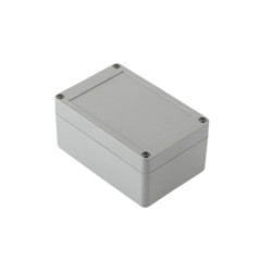 PE214K-S, Supertronic plastic housings, ABS, gray, various dimensions, PE series