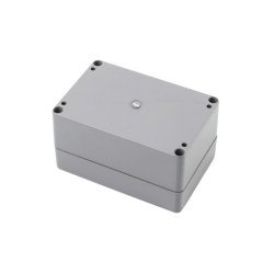 PE215K-S, Supertronic plastic housings, ABS, gray, various dimensions, PE series