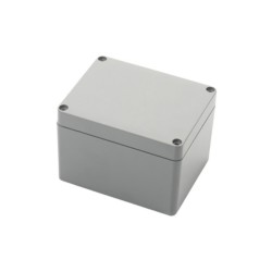 PE222K-S, Supertronic plastic housings, ABS, gray, various dimensions, PE series