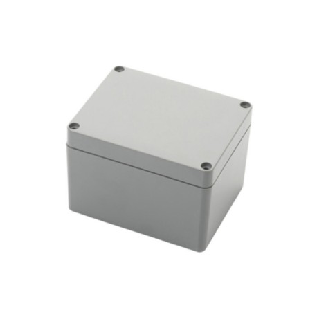 PE224K-S, Supertronic plastic housings, ABS, gray, various dimensions, PE series