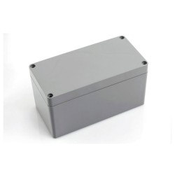 PE228K-S, Supertronic plastic housings, ABS, gray, various dimensions, PE series