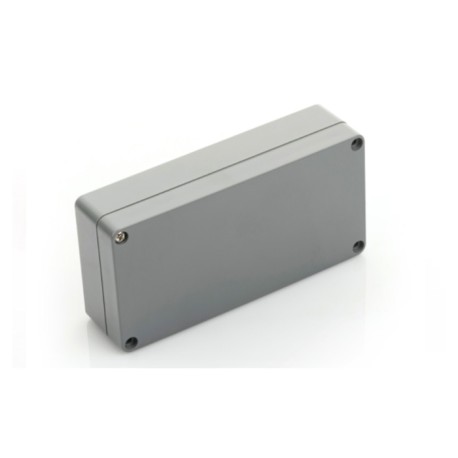 PE225K-S, Supertronic plastic housings, ABS, gray, various dimensions, PE series