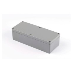 PE234K-S, Supertronic plastic housings, ABS, gray, various dimensions, PE series