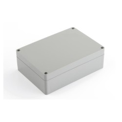 PE236K-S, Supertronic plastic housings, ABS, gray, various dimensions, PE series