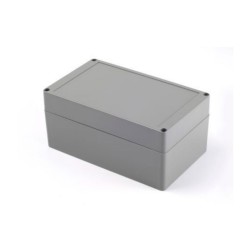 PE242K-S, Supertronic plastic housings, ABS, gray, various dimensions, PE series