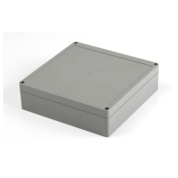 PE249K-S, Supertronic plastic housings, ABS, gray, various dimensions, PE series