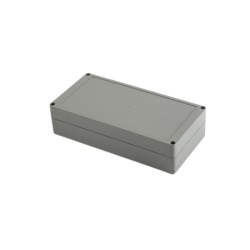 PE248K-S, Supertronic plastic housings, ABS, gray, various dimensions, PE series