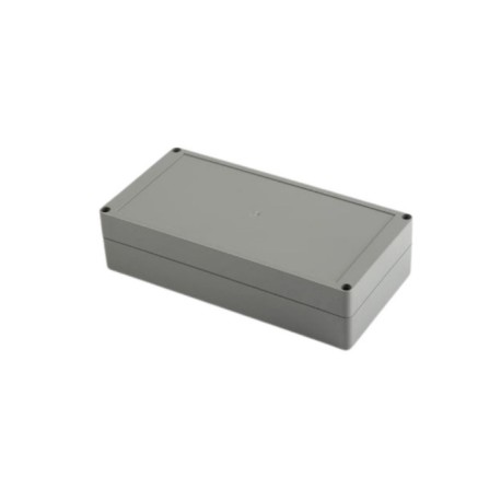 PE248K-S, Supertronic Kunststoffgehäuse, ABS, grau, verschiedene Abmessungen, PE Serie