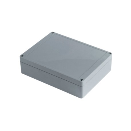 PE252K-S, Supertronic plastic housings, ABS, gray, various dimensions, PE series