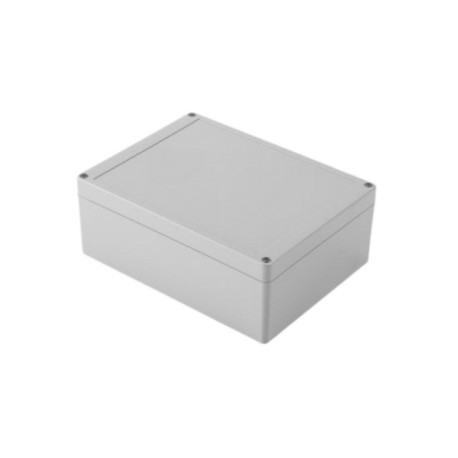 PE254K-S, Supertronic Kunststoffgehäuse, ABS, grau, verschiedene Abmessungen, PE Serie