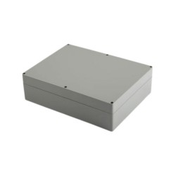 PE268K-S, Supertronic plastic housings, ABS, gray, various dimensions, PE series