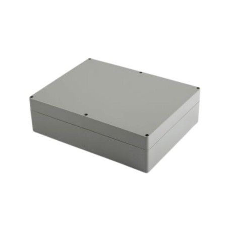 PE268K-S, Supertronic plastic housings, ABS, gray, various dimensions, PE series