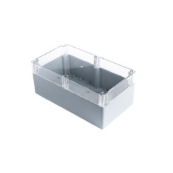 PE272K-S, Supertronic plastic housings, ABS, gray, various dimensions, PE series