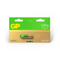 GPULT15A931C12, GP Batteries Alkali Manganese Round Cell Batteries, 1,5V/9V, Ultra G-Tech Alkaline series
