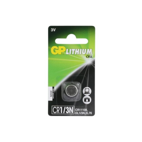 GPCR1/3NSTD175C1, GP Batteries lithium manganese dioxide and lithium iron disulfide batteries, 1,5V/3V/9V, GPCR and GP07 series