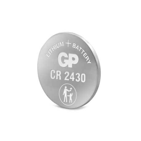 GPCR2430STD154C5, GP Batteries lithium manganese dioxide button cells, 3V, CR series