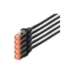 DK-1644-100-BL-5, Assmann Digitus SFTP patch cables, Cat 6, DK-1644 series