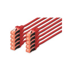 DK-1644-030-R-10, Assmann Digitus SFTP patch cables, Cat 6, DK-1644 series